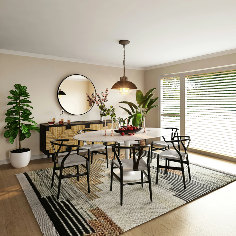 The Japandi Dining Room That Doesn’t Feel Cold