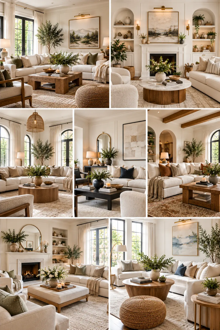7 White Living Room Ideas You Can Actually Live In