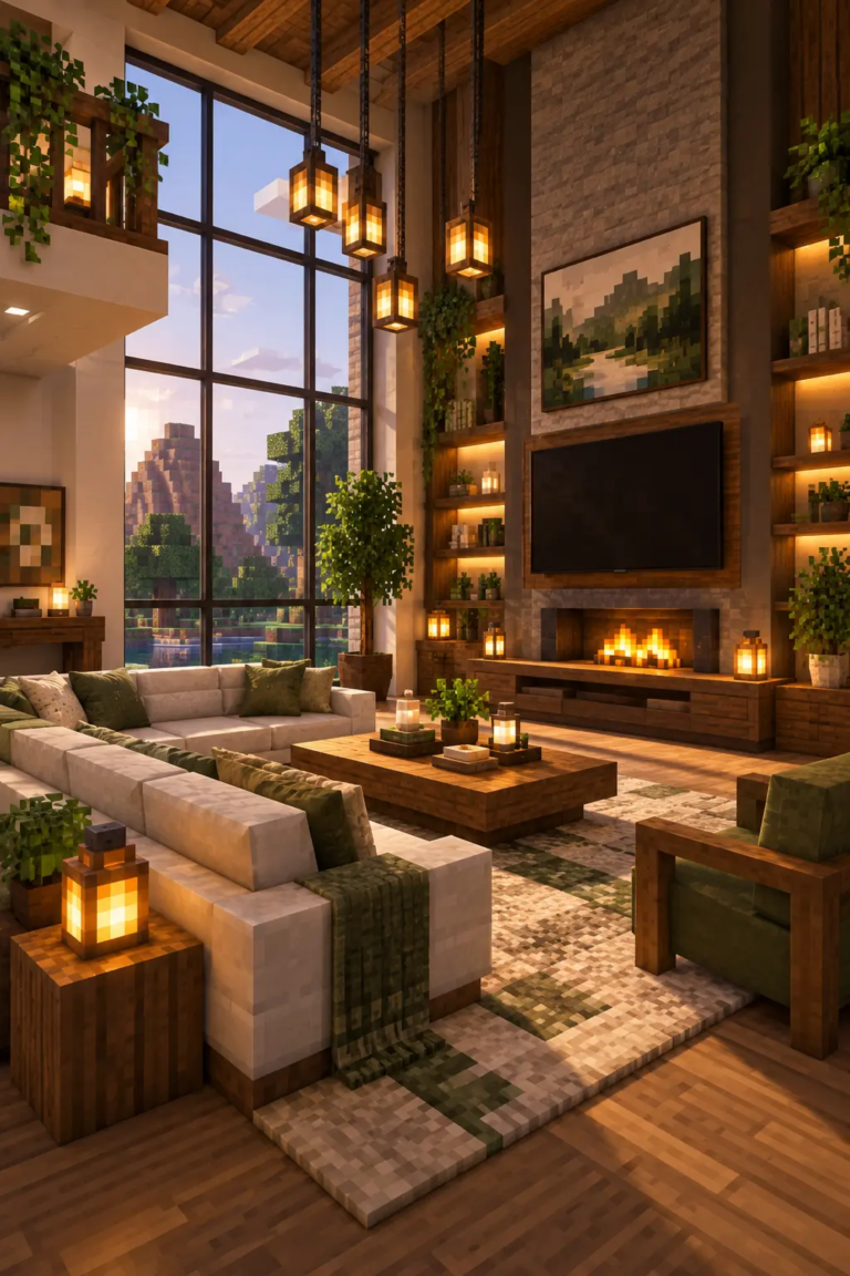 8 Minecraft Living Room Ideas That Don’t Look Like a Kids’ Playroom