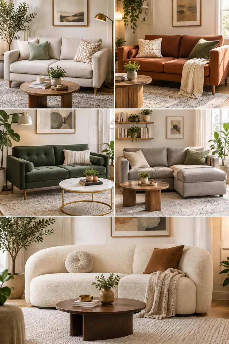 5 Sofas for a Small Living Room That Fit Through the Door