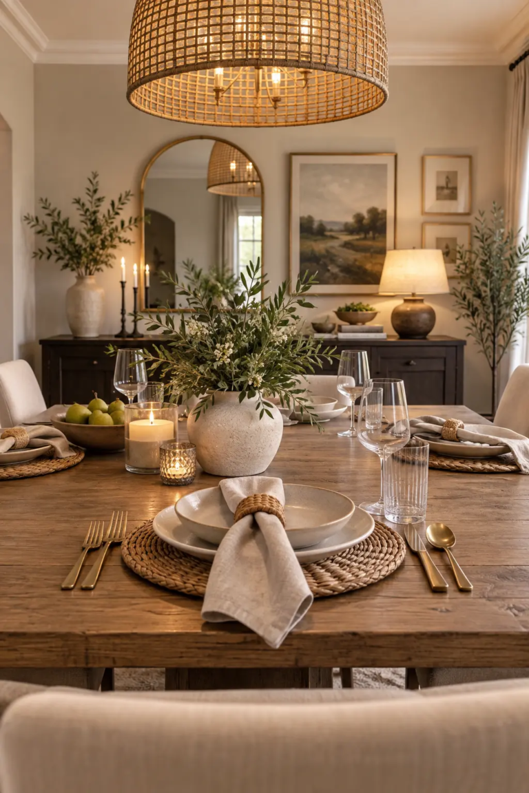 Dining Room Interior: Design It for the View From the Chair